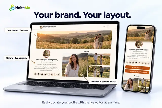 Your brand. Your layout. — NciteMe