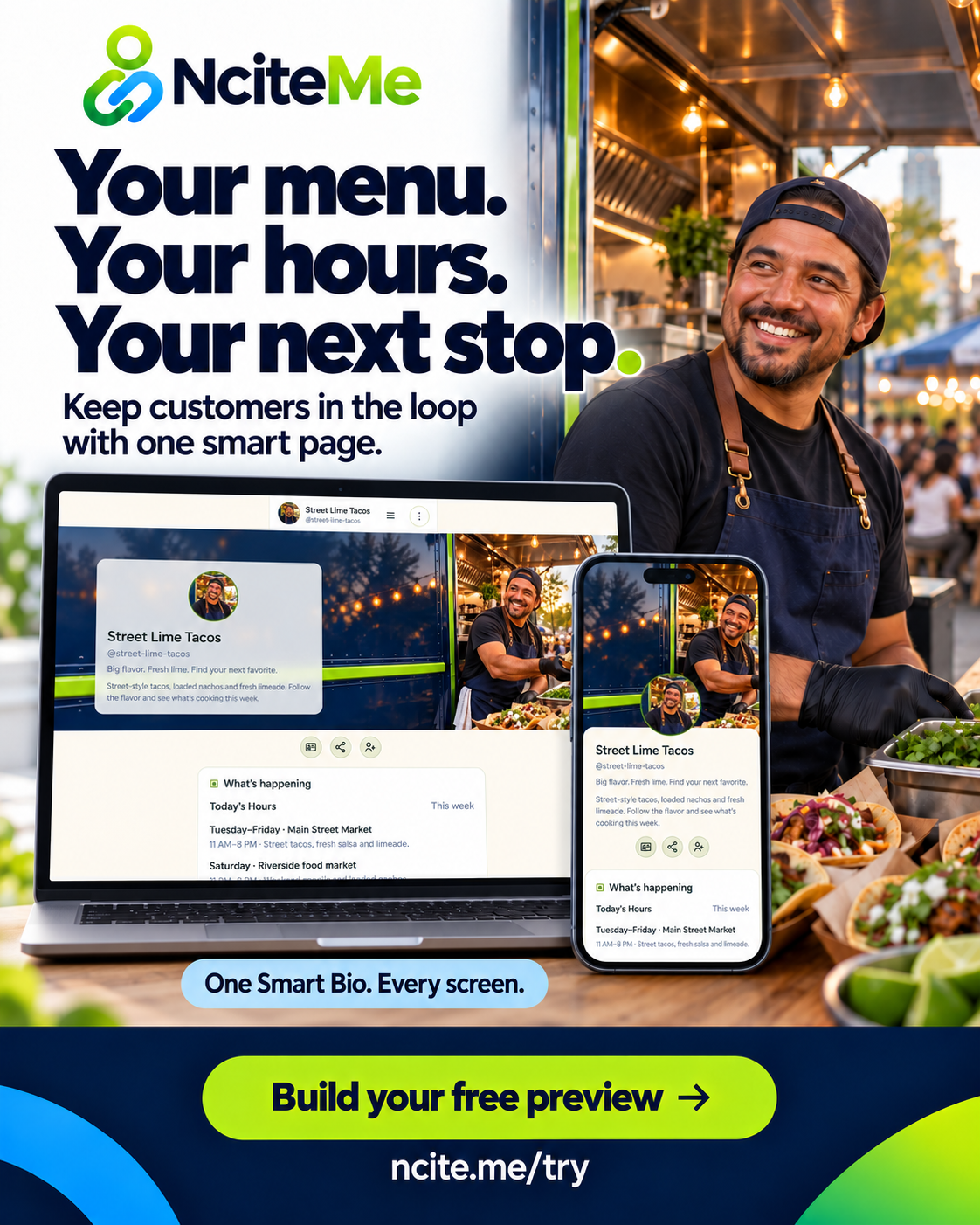 Earlier Finished Food Truck Hero ad