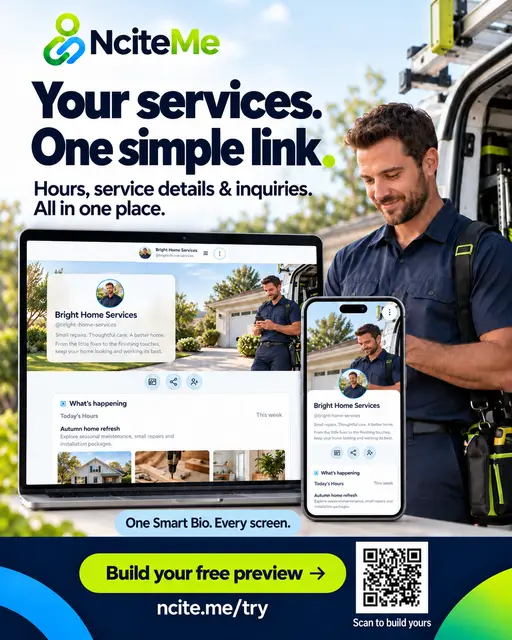 Earlier Finished Local Service QR ad