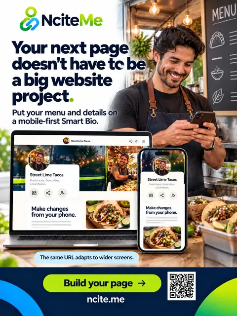 Mako Food Truck Desktop Mobile Menu